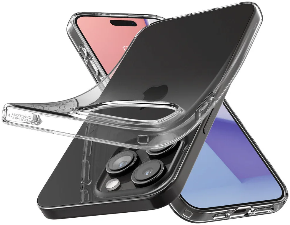 Spigen Crystal Flex Apple iPhone 15 Pro Max Hoesje Back Cover Transparant afbeelding 4