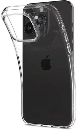 Spigen Crystal Flex Apple iPhone 15 Pro Hoesje Back Cover Transparant afbeelding 2