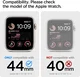 Spigen Ultra Hybrid - Apple Watch 44MM Case - Full Screen Protect - Clear Zwart afbeelding 3