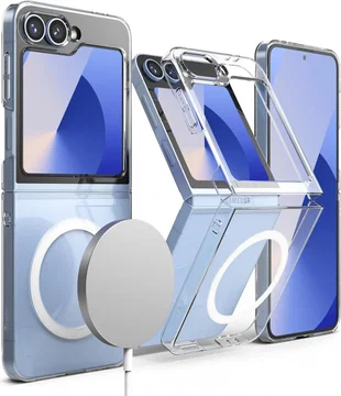Ringke Fusion Samsung Galaxy Z Flip 6 Hoesje MagSafe Transparant