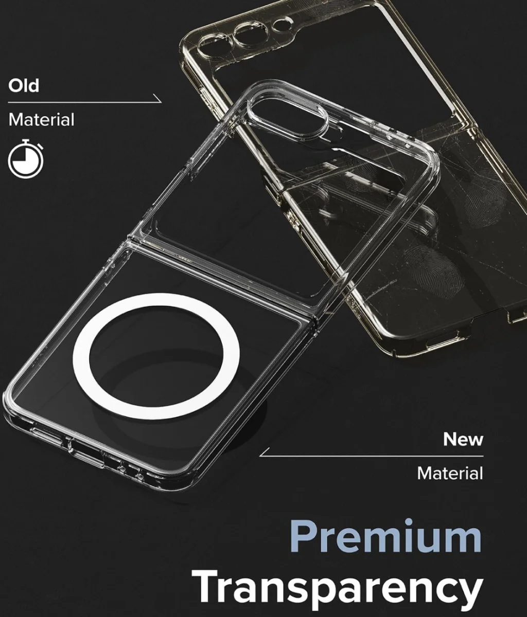 Ringke Fusion Samsung Galaxy Z Flip 6 Hoesje MagSafe Transparant afbeelding 4