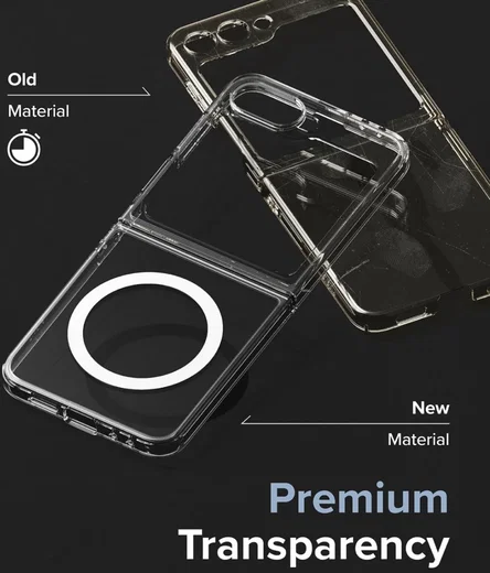Ringke Fusion Samsung Galaxy Z Flip 6 Hoesje MagSafe Transparant afbeelding 4