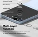 Ringke Frame Glass Samsung Galaxy Z Flip 6 Camera Protector Zwart 2-Pack afbeelding 2