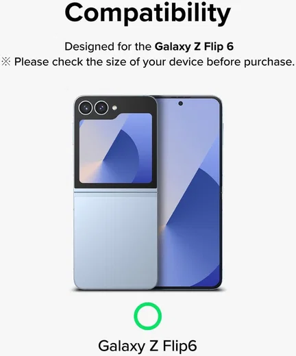 Ringke Frame Glass Samsung Galaxy Z Flip 6 Camera Protector Zwart 2-Pack afbeelding 9