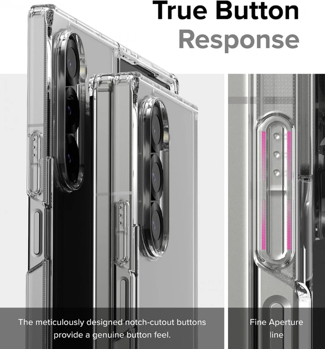 Ringke Fusion Samsung Galaxy Z Fold 6 Hoesje Back Cover Transparant afbeelding 2