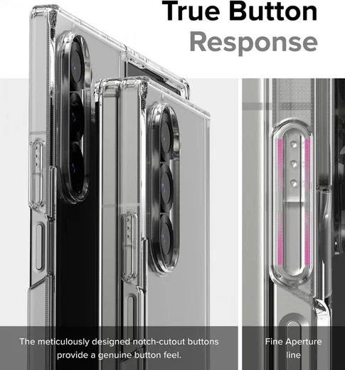 Ringke Fusion Samsung Galaxy Z Fold 6 Hoesje Back Cover Transparant afbeelding 2