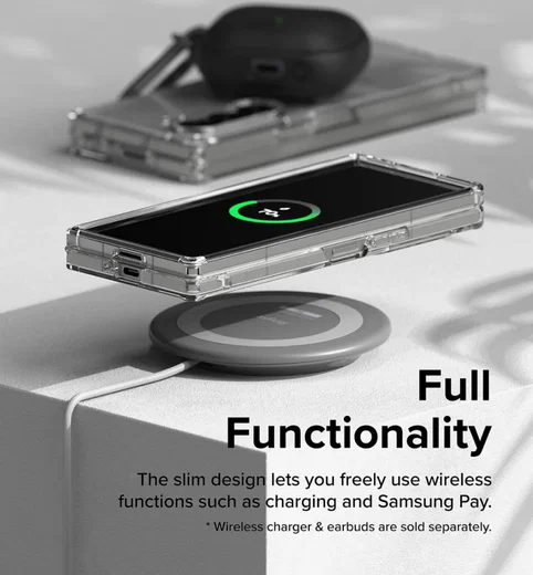 Ringke Fusion Samsung Galaxy Z Fold 6 Hoesje Back Cover Transparant afbeelding 3