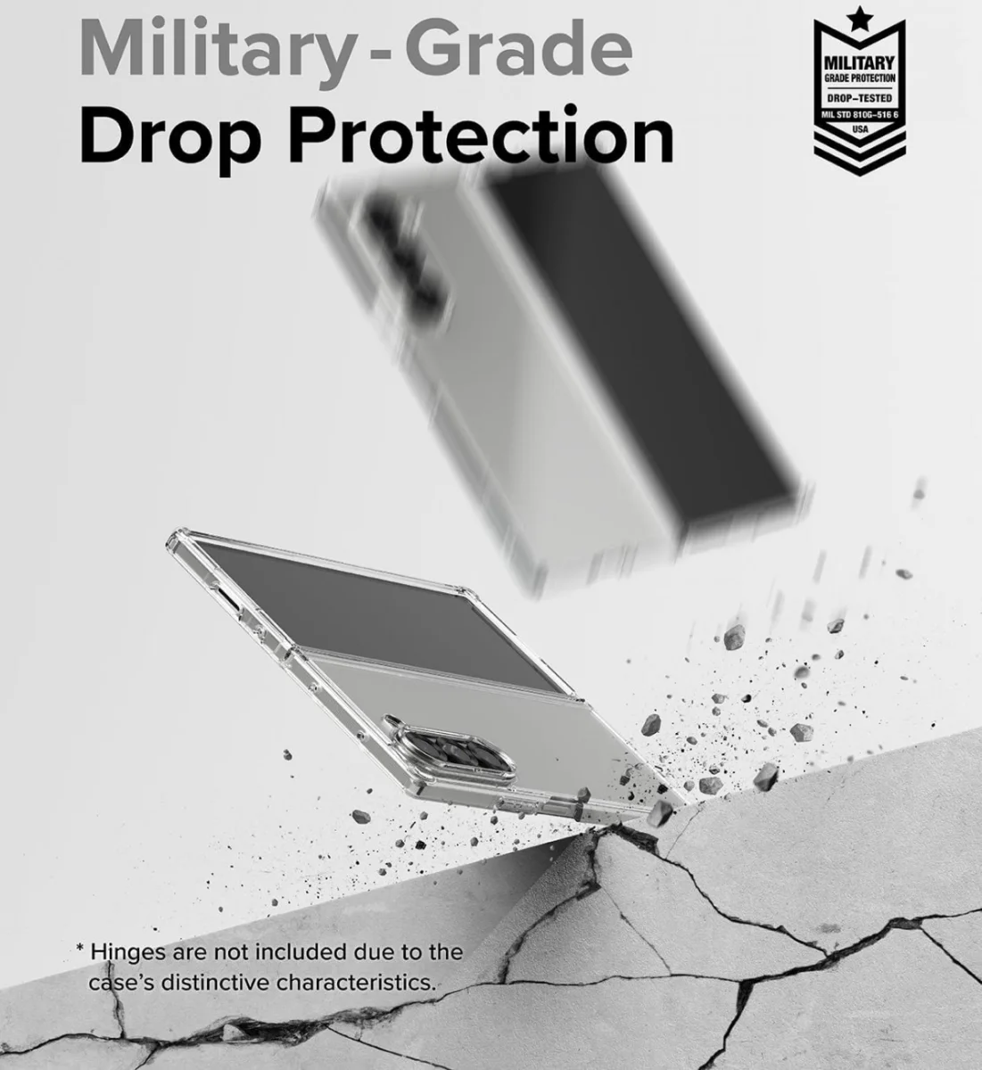 Ringke Fusion Samsung Galaxy Z Fold 6 Hoesje Back Cover Transparant afbeelding 4