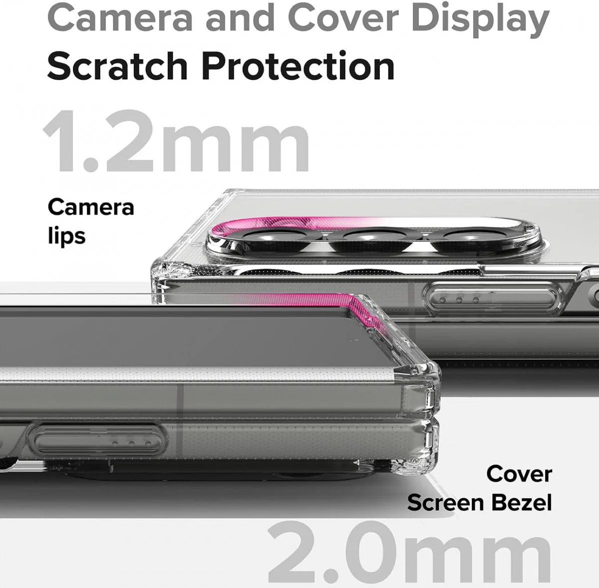 Ringke Fusion Samsung Galaxy Z Fold 6 Hoesje Back Cover Transparant afbeelding 9