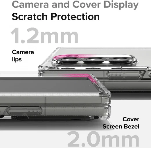 Ringke Fusion Samsung Galaxy Z Fold 6 Hoesje Back Cover Transparant afbeelding 9