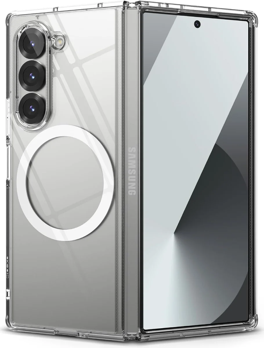 Ringke Fusion Samsung Galaxy Z Fold 6 Hoesje MagSafe Transparant afbeelding 1