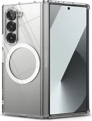 Ringke Fusion Samsung Galaxy Z Fold 6 Hoesje MagSafe Transparant afbeelding