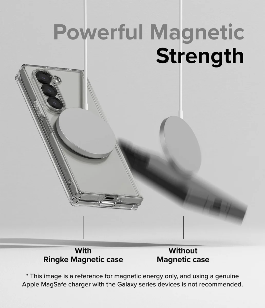 Ringke Fusion Samsung Galaxy Z Fold 6 Hoesje MagSafe Transparant afbeelding 7