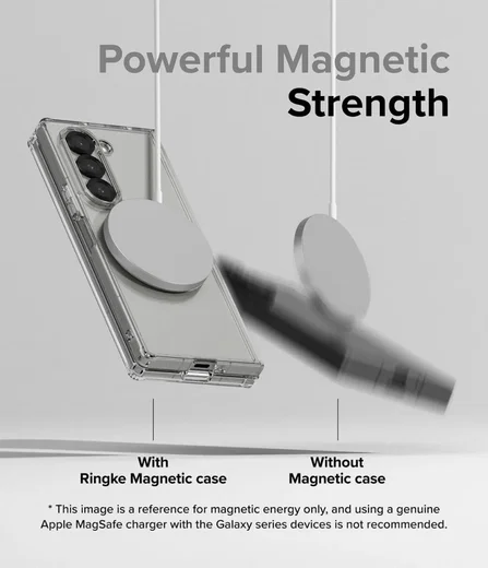 Ringke Fusion Samsung Galaxy Z Fold 6 Hoesje MagSafe Transparant afbeelding 7