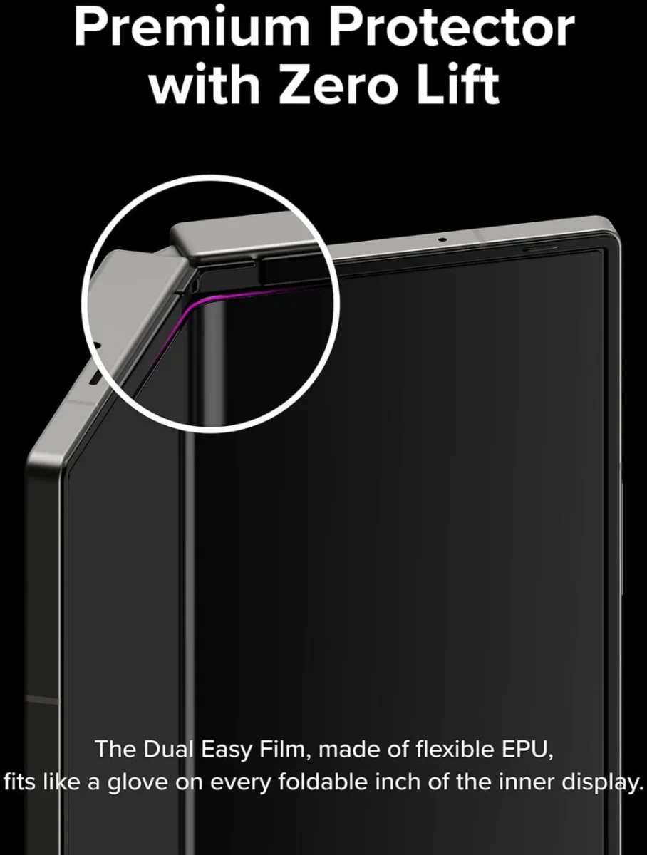 Ringke Dual Easy Film Samsung Galaxy Z Fold 6 Screen Protector Folie 2-Pack afbeelding 10