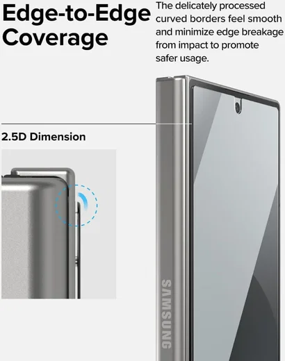 Ringke Cover Display Samsung Galaxy Z Fold 6 Screen Protector Voorkant (2-Pack) afbeelding 9