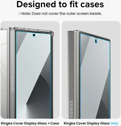 Ringke Cover Display Samsung Galaxy Z Fold 6 Screen Protector Voorkant (2-Pack) afbeelding 10