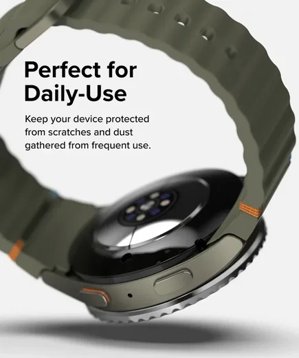 Ringke - Bezel Styling + Tempered Glass - Samsung Galaxy Watch 7 40MM - Zwart 80 afbeelding 9