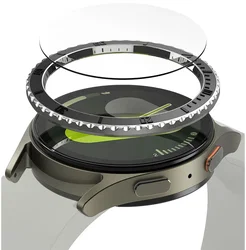 Ringke - Bezel Styling + Tempered Glass - Samsung Galaxy Watch 7 40MM - Zwart 96 afbeelding