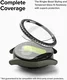Ringke - Bezel Styling + Tempered Glass - Samsung Galaxy Watch 7 40MM - Zwart 96 afbeelding 2