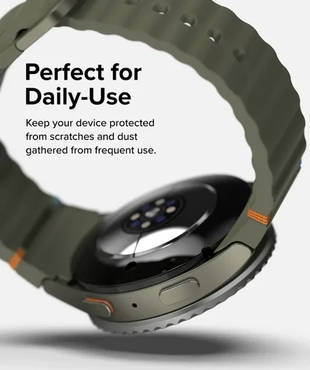 Ringke - Bezel Styling + Tempered Glass - Samsung Galaxy Watch 7 40MM - Zwart 96 afbeelding 8