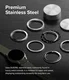 Ringke - Bezel Styling + Tempered Glass - Samsung Galaxy Watch 7 40MM - Zwart 96 afbeelding 9