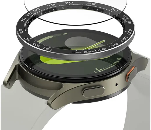 Ringke - Bezel Styling + Tempered Glass - Samsung Galaxy Watch 7 40MM - Zwart 98 afbeelding 1