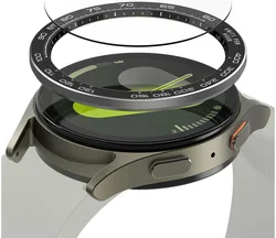 Ringke - Bezel Styling + Tempered Glass - Samsung Galaxy Watch 7 40MM - Zwart 98 afbeelding
