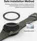 Ringke - Bezel Styling + Tempered Glass - Samsung Galaxy Watch 7 40MM - Zwart 98 afbeelding 3