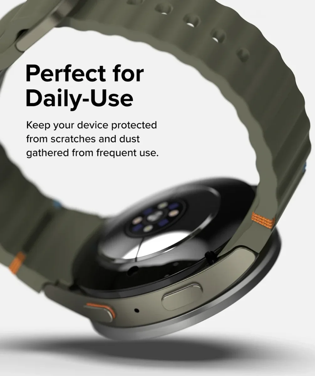 Ringke - Bezel Styling + Tempered Glass - Samsung Galaxy Watch 7 40MM - Zwart 98 afbeelding 8