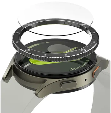 Ringke - Bezel Styling + Tempered Glass - Samsung Galaxy Watch 7 40MM - Zwart 99