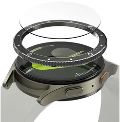 Ringke - Bezel Styling + Tempered Glass - Samsung Galaxy Watch 7 40MM - Zwart 99 afbeelding