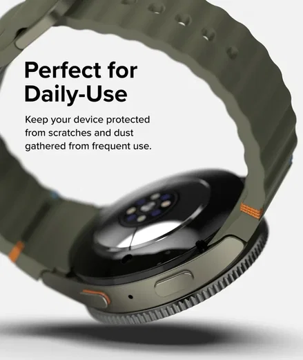 Ringke - Bezel Styling + Tempered Glass - Samsung Galaxy Watch 7 40MM - Zwart 99 afbeelding 9