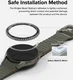 Ringke - Bezel Styling + Tempered Glass - Samsung Galaxy Watch 7 44MM - Zwart 96 afbeelding 4