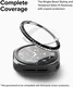 Ringke - Samsung Galaxy Watch Ultra - Bezel Premium 96 + Tempered Glass - Zwart afbeelding 4