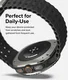 Ringke - Samsung Galaxy Watch Ultra - Bezel Premium 98 + Tempered Glass - Zwart afbeelding 11
