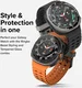 Ringke - Samsung Galaxy Watch Ultra - Bezel Premium 98 + Tempered Glass - Zwart afbeelding 14