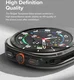 Ringke - Samsung Galaxy Watch Ultra - Bezel Premium 98 + Tempered Glass - Zwart afbeelding 7
