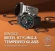 Ringke - Samsung Galaxy Watch Ultra - Bezel Premium 99 + Tempered Glass - Zwart afbeelding 15