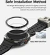 Ringke - Samsung Galaxy Watch Ultra - Bezel Premium 99 + Tempered Glass - Zwart afbeelding 10