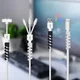 12 Pack Flexibele Siliconen Kabelbeschermers Zwart en Wit afbeelding 8