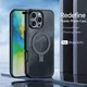 Dux Ducis Aimo MagSafe Apple iPhone 16 Pro Hoesje Kickstand Zwart afbeelding 4