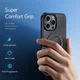 Dux Ducis Aimo MagSafe Apple iPhone 16 Pro Hoesje Kickstand Zwart afbeelding 5