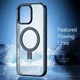 Dux Ducis Aimo MagSafe Apple iPhone 16 Pro Hoesje Kickstand Zwart afbeelding 6