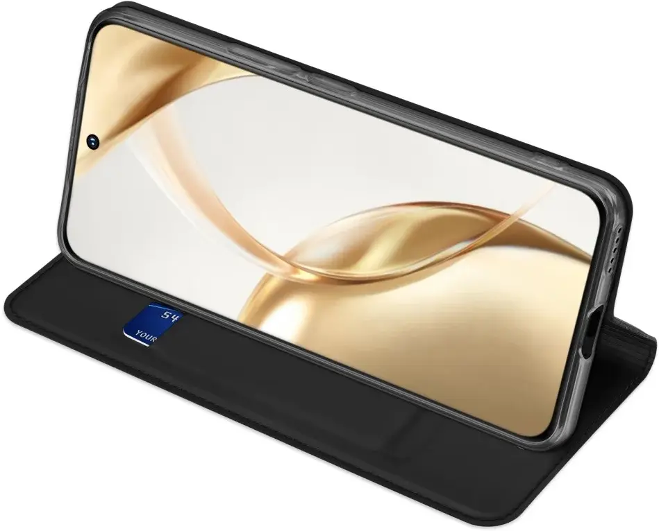 Dux Ducis Skin Pro Honor 200 Hoesje Portemonnee Zwart afbeelding 5