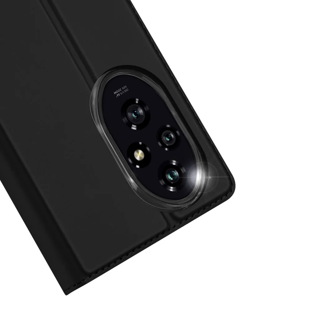 Dux Ducis Skin Pro Honor 200 Hoesje Portemonnee Zwart afbeelding 6