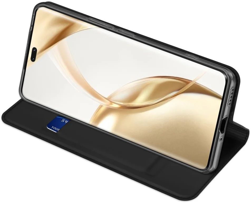 Dux Ducis Skin Pro Honor 200 Pro Hoesje Portemonnee Zwart afbeelding 5