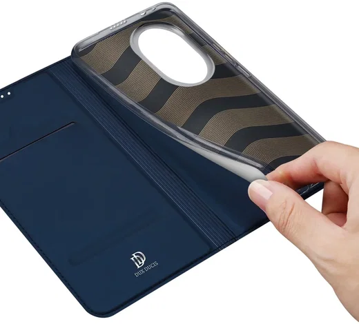 Dux Ducis Skin Pro Honor 200 Pro Hoesje Portemonnee Blauw afbeelding 8