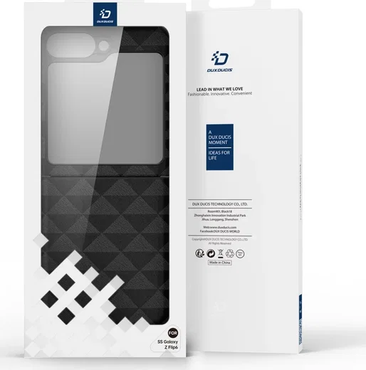 Dux Ducis Fitt Samsung Galaxy Z Flip 6 Hoesje Back Cover Zwart afbeelding 12