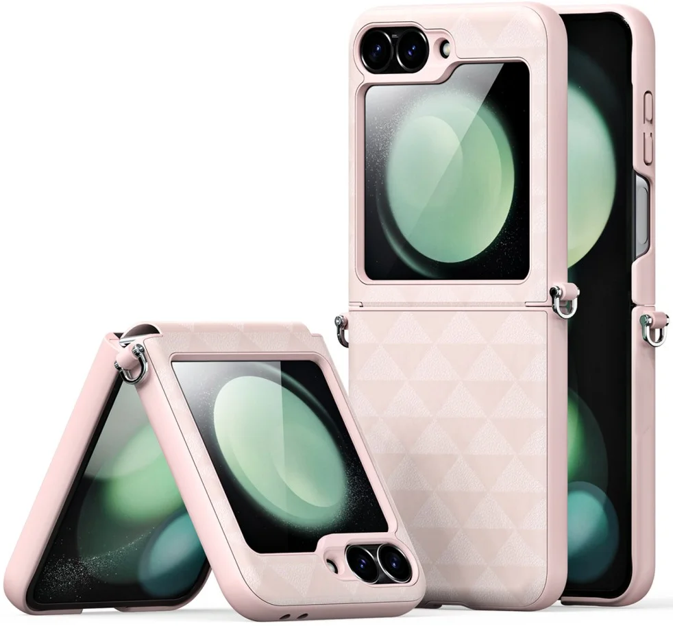 Dux Ducis Fitt Samsung Galaxy Z Flip 6 Hoesje Back Cover Roze afbeelding 1